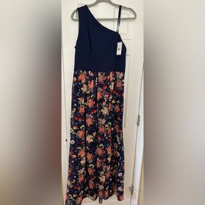 Floral One-Shoulder Dress